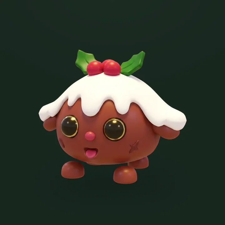 Christmas Pudding Pup - Adopt Me