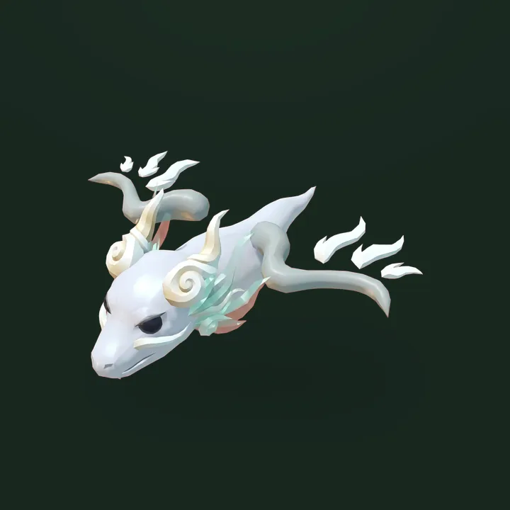 Halloween White Ghost Dragon - Adopt Me