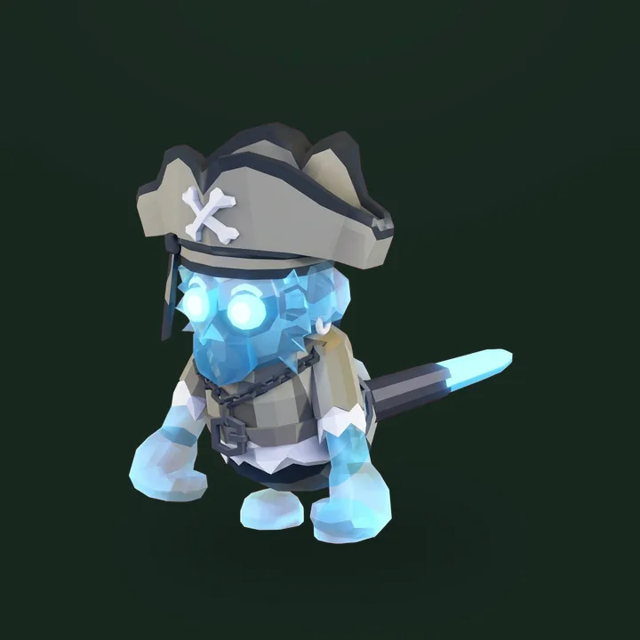 Pirate Ghost Capuchin Monkey - Adopt Me