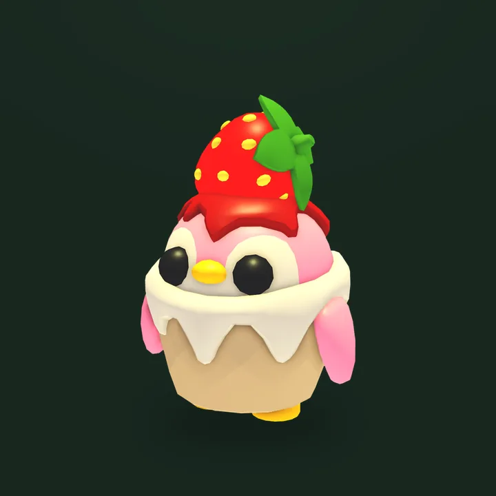 Strawberry Penguin - Adopt Me