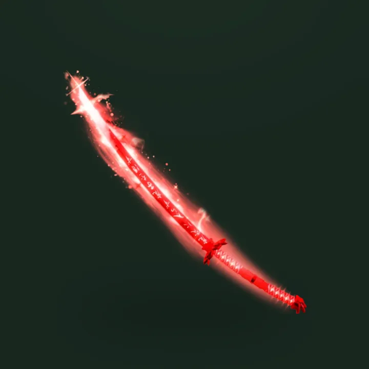 Red Ninja Katana - Blade Ball
