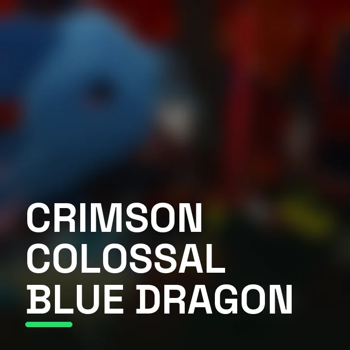 Crimson Colossal Blue Dragon - Fisch