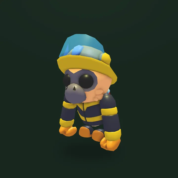 Firefighter Gibbon - Adopt Me